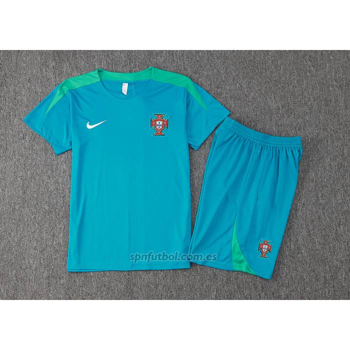 Chandal del Portugal Manga Corta 2024-2025 Verde - Pantalon Corto